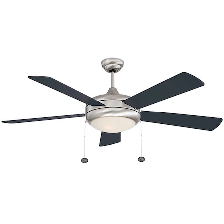 Westgate 52in Rev Black & Rosewood Finish 5-Blade Ceiling Fan & Light, 20W, 3000K/4000K/5000K WFL-113-PC-5B-52-MCT-BN-RWBK